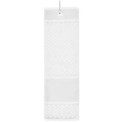 MARABA - Sports Hand Towel with Carabiner - White