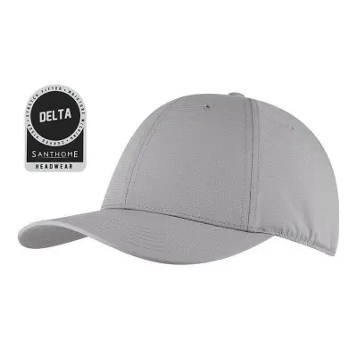 DELTA - Santhome(R) DryNCool(R) Performance Stretch-Fitted Cap - Grey