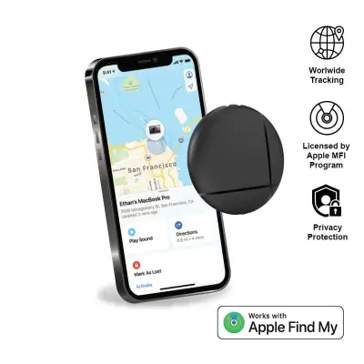 Santhome(R) TAG - Smart Worldwide Item Tracker (Apple MFI-certified)