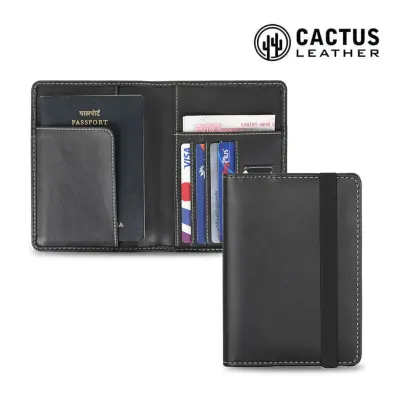SILZ - eco-neutral(R) Cactus Leather Passport Wallet