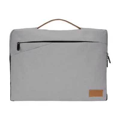 SALCEA - Santhome(R) 15" Laptop Sleeve - Grey/Tan