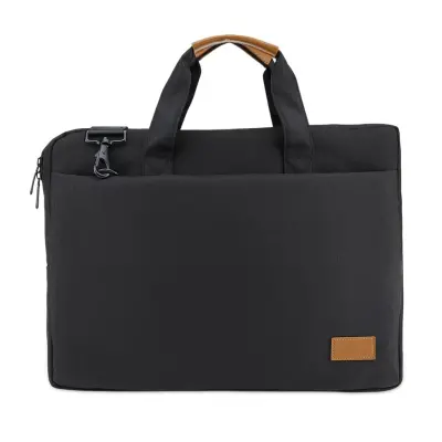 SLOTEN - Santhome(R) 15" Laptop Bag - Black/Tan