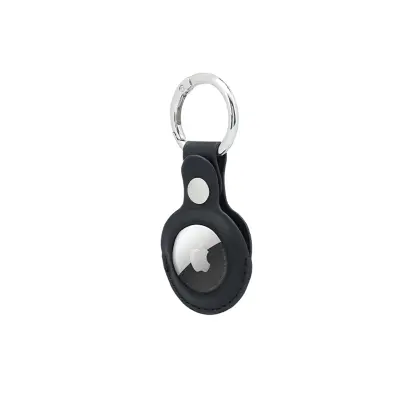 LEEVI - Santhome(R) PU Keychain with Santhome Tag pocket - Black