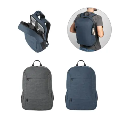 BUSINESS. 300D recycled polyester laptop backpack