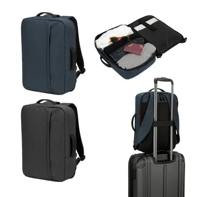 NIAMEY. 15'6" laptop backpack in high-density 300D recycled polyester