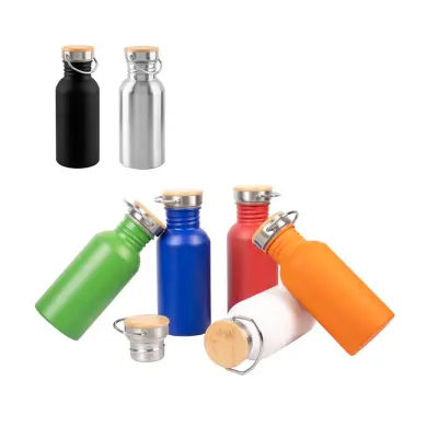 EWING. Single-wall stainless steel bottle (90% recycled)