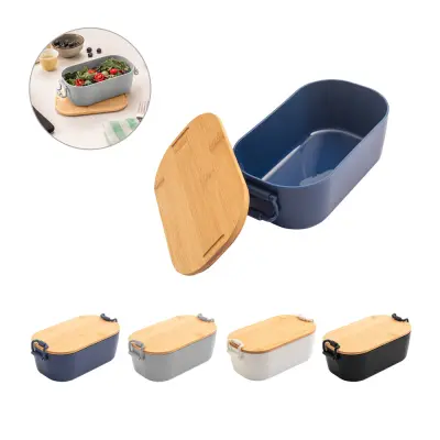 MAHLEB. Airtight PP box with bamboo lid