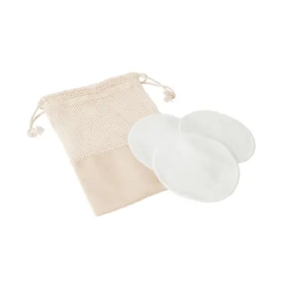ELISE. Set of 3 washable and reusable facial cleansing pads