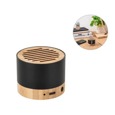 FERDINAND. Portable speaker made of recycled aluminum (100% rAL) with 3 hours of battery life