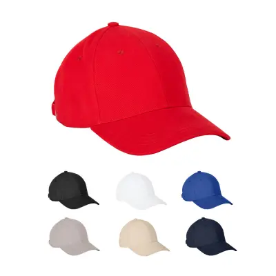 NATHAN. 100% cotton cap (260 g/m²) with 6 panels