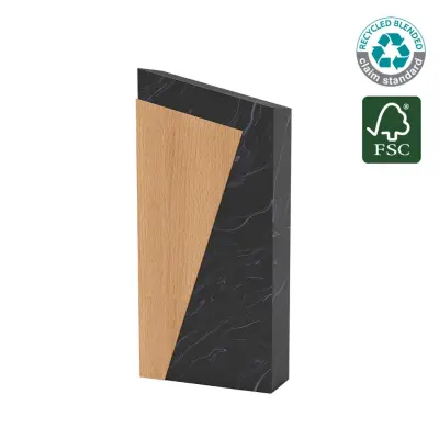 MILOT - Waste-to-Wins(R) Recycled Award - Black Swirl