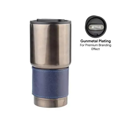 BOLIN - Hans Larsen Insulated Tumbler with Grip Sleeve 530ml - Blue