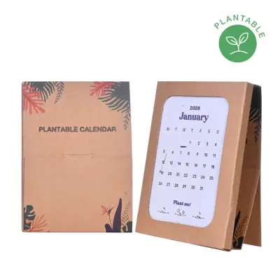 eco-neutral(R) Plantable Calendar with 12 Sheets Seed Paper