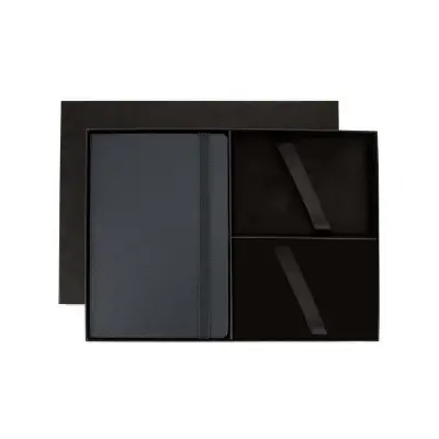 Cross Hardcover Notebook & 3pc Gift Box - Navy Blue