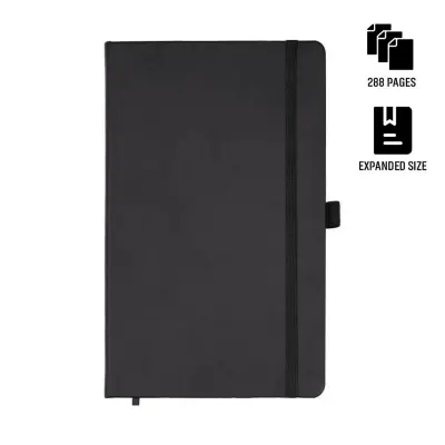 BARON - Santhome Expanded A5 Hard Cover Notebook - Black