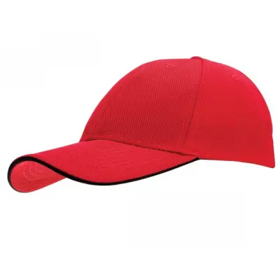 Santhome Nu-Fit(R) Performance Stretch-Fitted Cap - Red / Black