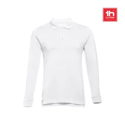 THC BERN WH 3XL. Men's long sleeve polo shirt