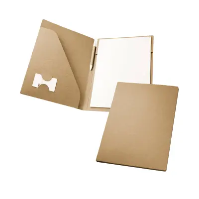 POE. A4 document folder made from 100% recycled paper (450 g/m²)