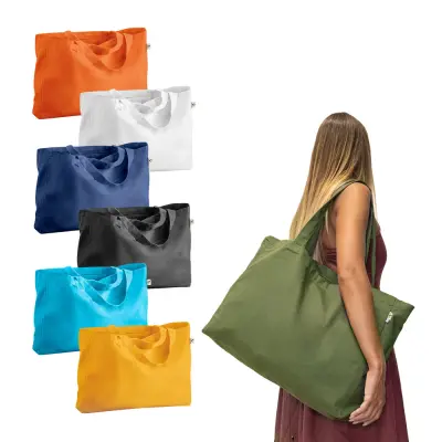 CAMDEN. Cotton (50%), recycled cotton (30%) and polyester (20% rPET) bag (280 g/m²)