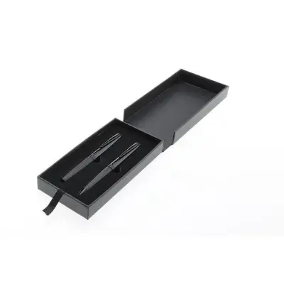 Santhome(R) Izola - Set of Elegance Ballpoint & Roller Pen - Black