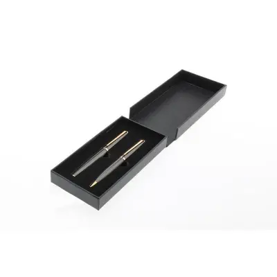 ZORY - Santhome(R) Gift Set of 2 Luxury Pens - Black / Gold