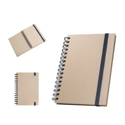 PROUST. A5 notebook with rings, hard cover, made of sugar cane paper (80% sugar cane) with plain pages