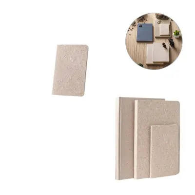 TEAPAD SOFT. A6 notepad with flexible cover made from tea leafs waste (65%)