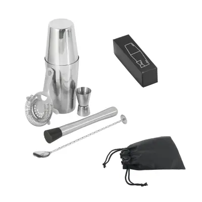 BRAMBLE. 6-piece stainless steel cocktail set