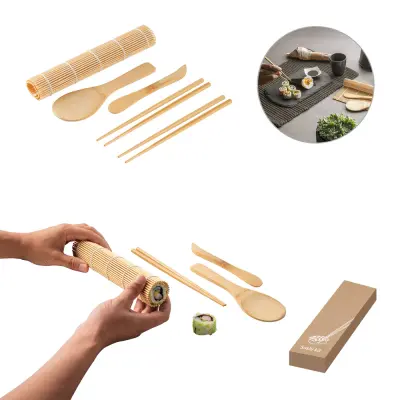 MORIMOTO. Sushi set in bamboo