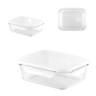 QUORIN. Lunch Box. Hermetic box in borosilicate glass 1 L