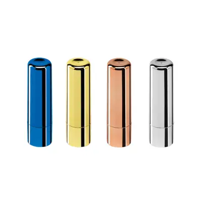 SCARLETT. Lip Balm in mirror finish metal case