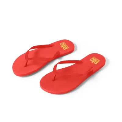 MAUPITI L / XL. Comfortable slippers with PE sole and PVC strap