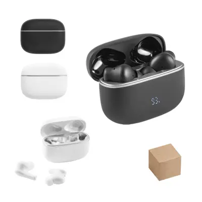 CAUBY. Wireless headphones in recycled ABS (100% rABS) with ANC and 10 hours of battery life