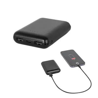 LEAKEY 8. Power bank 8.000 mAh in recycled ABS (100% rABS)