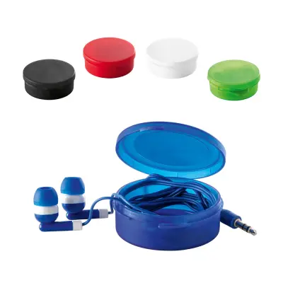 GERMAIN. Earphones with 1'2 metre ABS cable