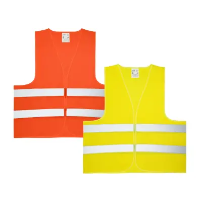 YELLOWSTONE. 100% polyester high visibility vest