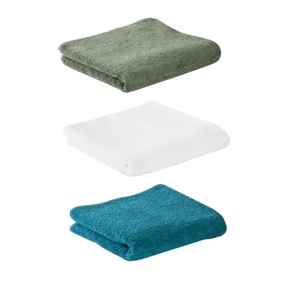 BARDEM M. Face towel (500 g/m²) in cotton (82%) and recycled cotton (18%)