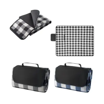 RILEY II. EPE-lined picnic blanket (180 g/m²) with pattern