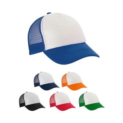 NICOLA. Polyester and mesh cap (150 g/m²)