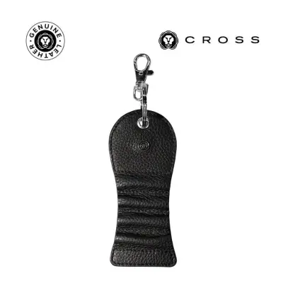 CROSS Leather Golf Tee Holder - Black