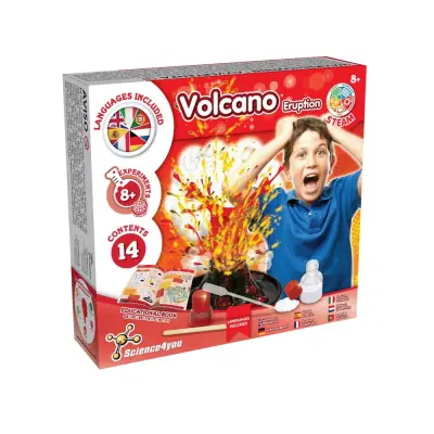 VOLCANIC ERUPTION GAME. Educational game for children