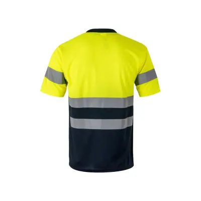 VL BRAHMA LARGE. Two-tone bird-eye technical T-shirt (140g/m²), in polyester (100%)