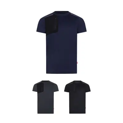 VL RHEA. Technical waffle T-shirt (110 g/m²), made from 100% recycled polyester