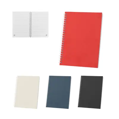 SCHILLER. A5 notebook with flexible cover, made from 100% recycled paper