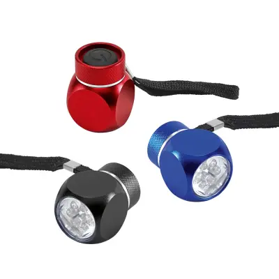 LOUIS. Aluminium torch with 6 LEDs
