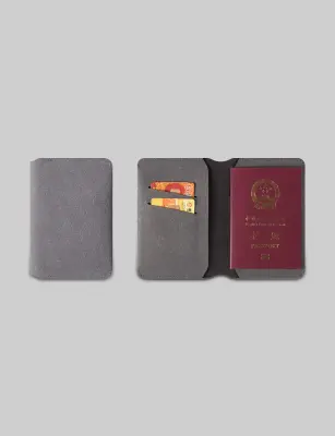 LEATHEREC PASSPORT HOLDER