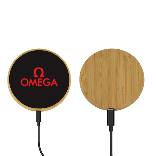 BAMBOO LED LOGO CHARGING PAD