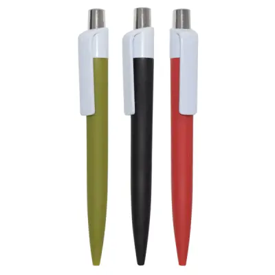 HIGH QUANTITY RUBBER BODY PLASTIC PENS