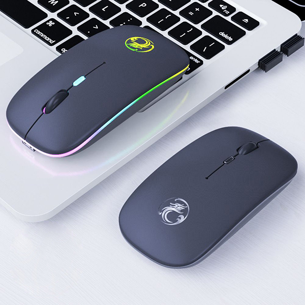 LED LIGHT UP LOGO WIRELESS MOUSE