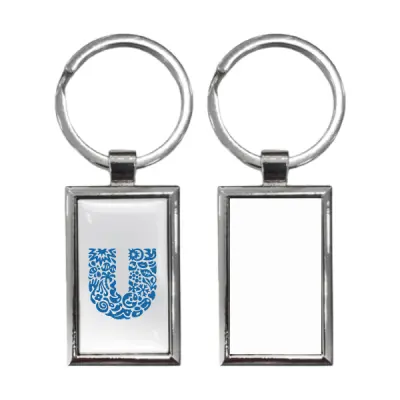 METAL + WOODEN KEYCHAIN